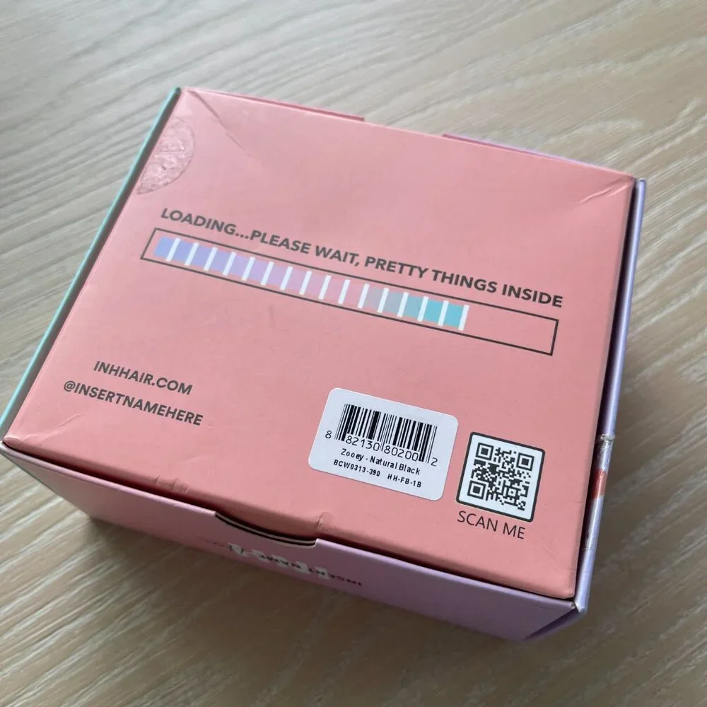 Insert Name Here Zooey Clip In Bangs - Natural Black - Picture 4 of 4